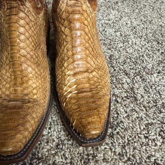 1883 Lucchese python and leather western boots Size 7 - Picture 3 of 15